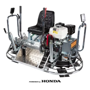 MBW MK8-75 Electric Start LowRide ride-on trowel.